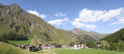 Archiv Foto Webcam Samnaun: Blick auf das Dorf 13:00