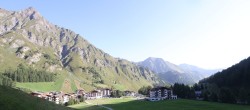 Archiv Foto Webcam Samnaun: Blick auf das Dorf 07:00