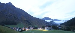 Archiv Foto Webcam Samnaun: Blick auf das Dorf 05:00
