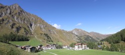 Archiv Foto Webcam Samnaun: Blick auf das Dorf 13:00