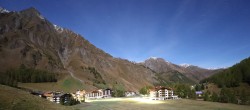 Archiv Foto Webcam Samnaun: Blick auf das Dorf 01:00