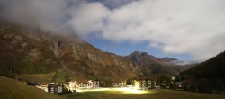 Archiv Foto Webcam Samnaun: Blick auf das Dorf 23:00