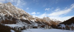 Archiv Foto Webcam Samnaun: Blick auf das Dorf 09:00