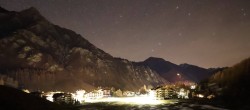 Archiv Foto Webcam Samnaun: Blick auf das Dorf 23:00