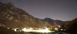 Archiv Foto Webcam Samnaun: Blick auf das Dorf 03:00