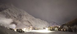 Archiv Foto Webcam Samnaun: Blick auf das Dorf 23:00