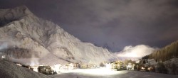 Archiv Foto Webcam Samnaun: Blick auf das Dorf 01:00