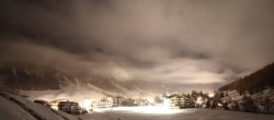 Archiv Foto Webcam Samnaun: Blick auf das Dorf 23:00