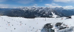 Archived image Webcam Kronplatz Bruneck: Panoramic View 08:00