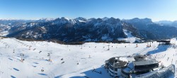 Archiv Foto Webcam Kronplatz Bruneck: Panorama 13:00