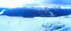 Archiv Foto Webcam Kronplatz Bruneck: Panorama 06:00