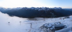 Archived image Webcam Kronplatz Bruneck: Panoramic View 05:00