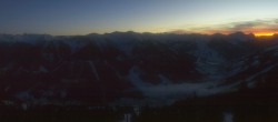 Archiv Foto Webcam Saalbach-Hinterglemm: Kohlmais 17:00