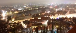 Archiv Foto Webcam Landsberg am Lech: Blick vom Schlossberg 23:00