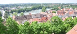 Archiv Foto Webcam Landsberg am Lech: Blick vom Schlossberg 13:00