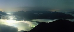 Archiv Foto Webcam Katrin Seilbahn in Bad Ischl 01:00