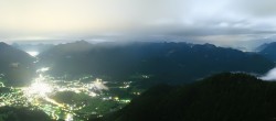 Archiv Foto Webcam Katrin Seilbahn in Bad Ischl 03:00