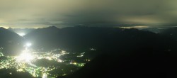 Archived image Webcam Katrin Cable Car in Bad Ischl 23:00