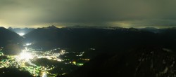 Archiv Foto Webcam Katrin Seilbahn in Bad Ischl 01:00