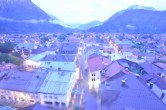 Archiv Foto Webcam Karwendel Mittenwald - Kirche 05:00