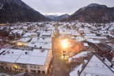 Archiv Foto Webcam Karwendel Mittenwald - Kirche 06:00