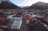 Archiv Foto Webcam Karwendel Mittenwald - Kirche 15:00