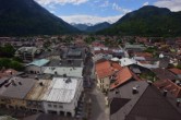 Archiv Foto Webcam Karwendel Mittenwald - Kirche 09:00