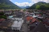 Archiv Foto Webcam Karwendel Mittenwald - Kirche 11:00