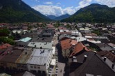 Archiv Foto Webcam Karwendel Mittenwald - Kirche 13:00