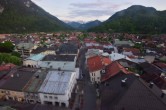 Archiv Foto Webcam Karwendel Mittenwald - Kirche 19:00