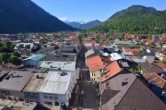 Archiv Foto Webcam Karwendel Mittenwald - Kirche 07:00