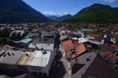 Archiv Foto Webcam Karwendel Mittenwald - Kirche 09:00