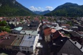 Archiv Foto Webcam Karwendel Mittenwald - Kirche 15:00