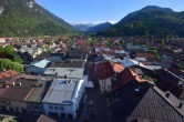 Archiv Foto Webcam Karwendel Mittenwald - Kirche 17:00