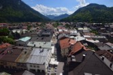 Archiv Foto Webcam Karwendel Mittenwald - Kirche 13:00