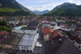 Archiv Foto Webcam Karwendel Mittenwald - Kirche 15:00