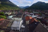 Archived image Webcam Karwendel Mittenwald - Church 17:00