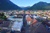 Archiv Foto Webcam Karwendel Mittenwald - Kirche 06:00