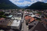Archiv Foto Webcam Karwendel Mittenwald - Kirche 11:00