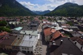 Archiv Foto Webcam Karwendel Mittenwald - Kirche 13:00