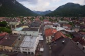 Archiv Foto Webcam Karwendel Mittenwald - Kirche 19:00