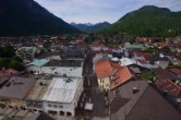 Archiv Foto Webcam Karwendel Mittenwald - Kirche 07:00