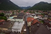Archiv Foto Webcam Karwendel Mittenwald - Kirche 17:00