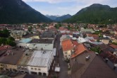 Archiv Foto Webcam Karwendel Mittenwald - Kirche 06:00