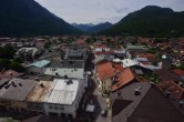 Archiv Foto Webcam Karwendel Mittenwald - Kirche 09:00