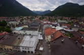Archiv Foto Webcam Karwendel Mittenwald - Kirche 11:00