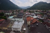 Archiv Foto Webcam Karwendel Mittenwald - Kirche 13:00