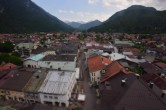 Archiv Foto Webcam Karwendel Mittenwald - Kirche 15:00