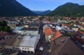 Archiv Foto Webcam Karwendel Mittenwald - Kirche 06:00