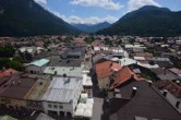 Archiv Foto Webcam Karwendel Mittenwald - Kirche 13:00